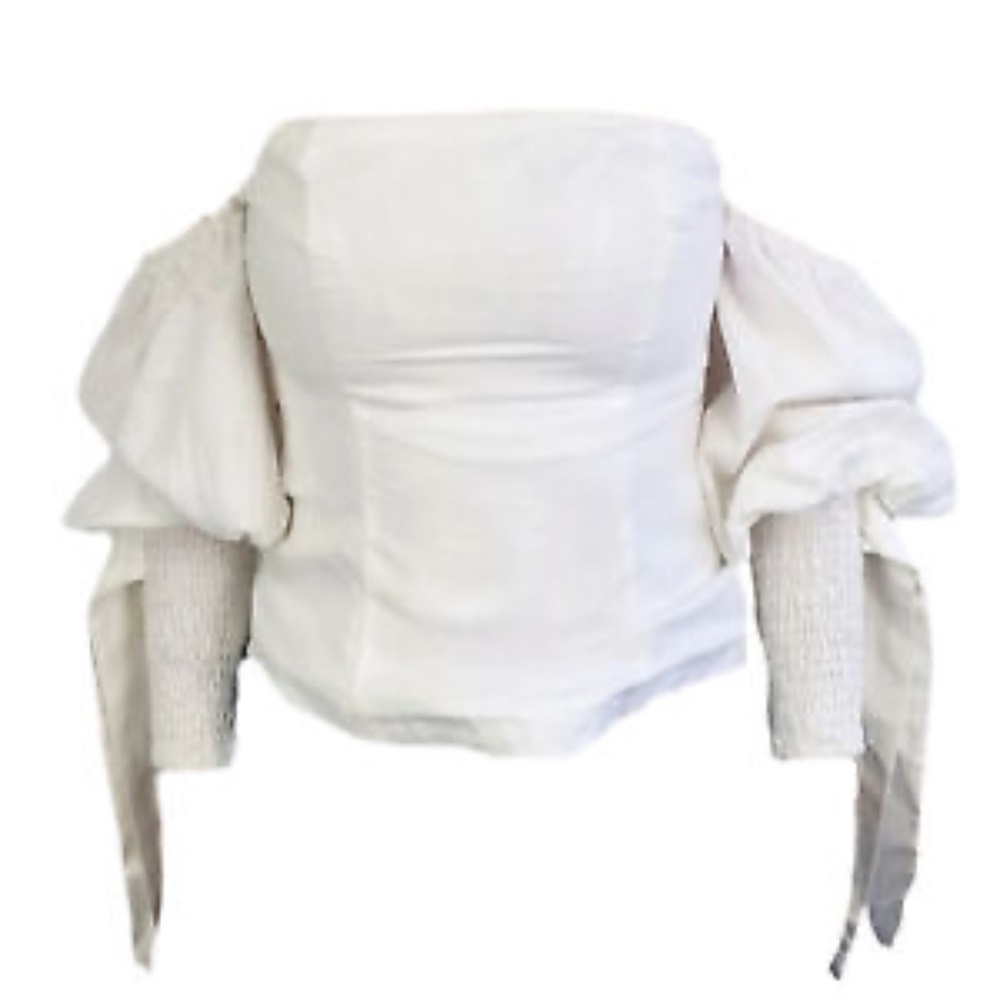 Madison The Label Linen Top, Size XS